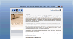 Desktop Screenshot of ak-cb.cz
